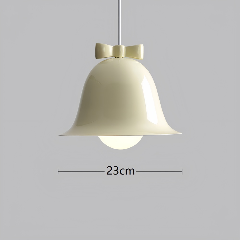Nordic Creative Restaurant Bell Light Modern Simple Bow Pendant Light